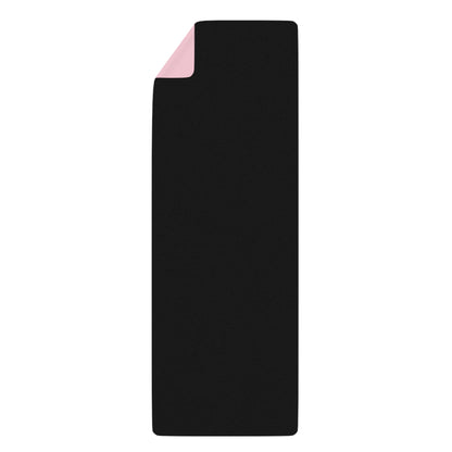 Etheral Essence Yoga Mat - Pink & Black Dual-Sided Fitness Essential